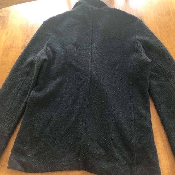 Elegant Black Wool Blend Men’s Blazer - Picture 7 of 7